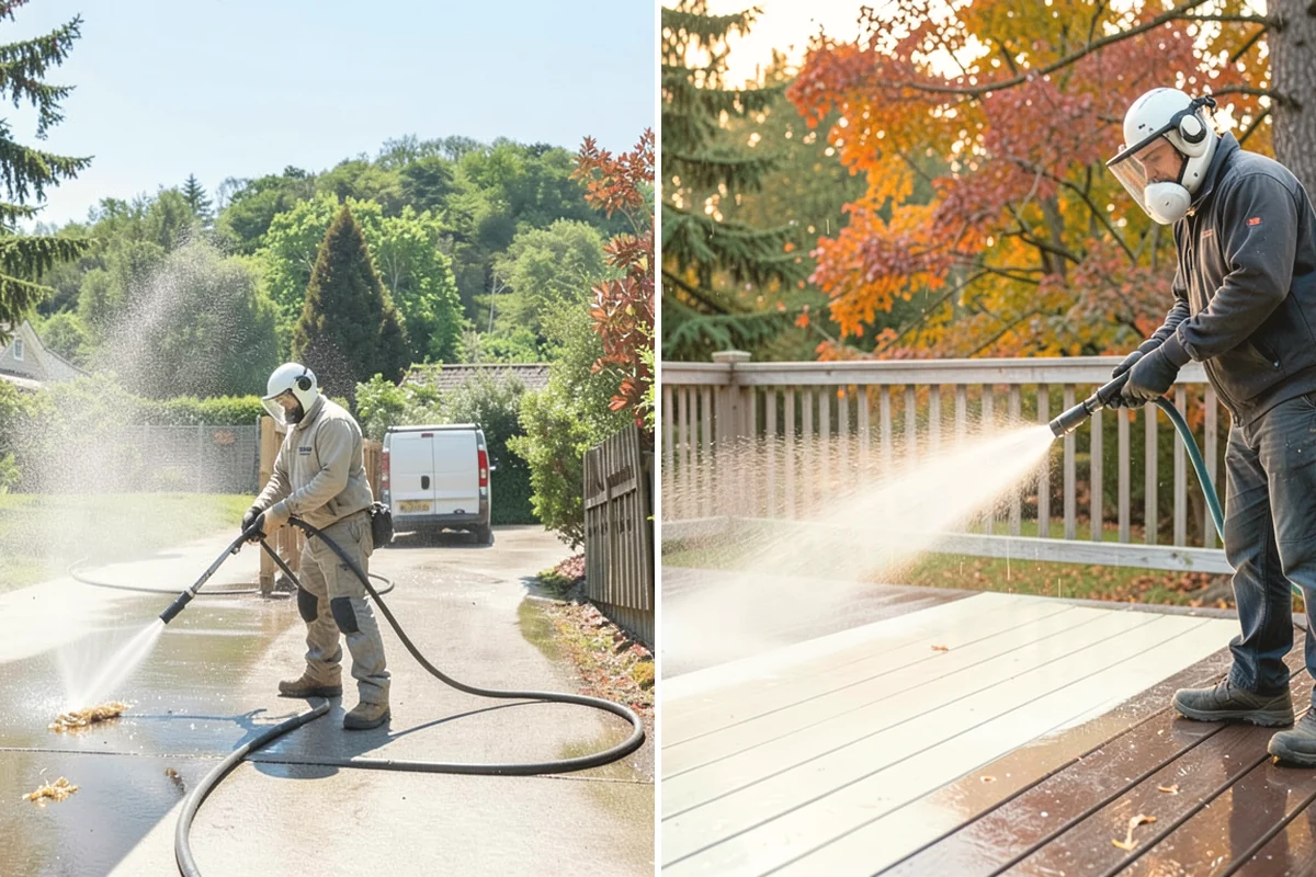 Breezeway Cleaning in Issaquah, King County, WA - Clear leaves and debris from the passage