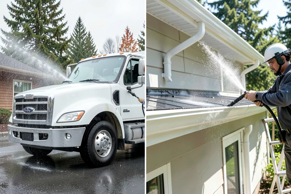 Breezeway Cleaning in Lyman, Skagit County, WA - Clear leaves and debris from the passage