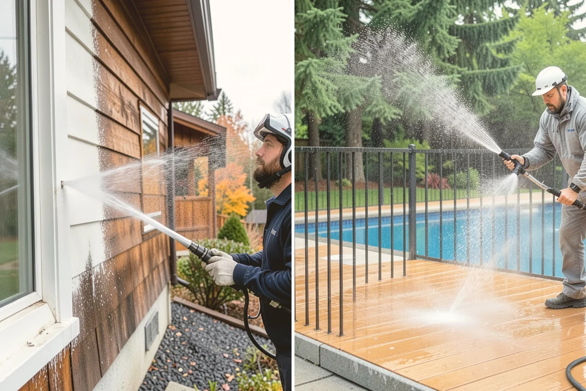 Breezeway Cleaning in Lynnwood, Snohomish County, WA - Clear leaves and debris from the passage