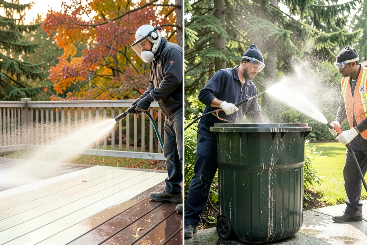 Breezeway Cleaning in Maple Valley, King County, WA - Clear leaves and debris from the passage