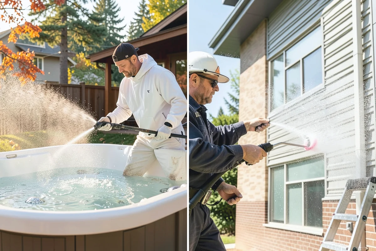 Breezeway Cleaning in Marysville, Snohomish County, WA - Clear leaves and debris from the passage