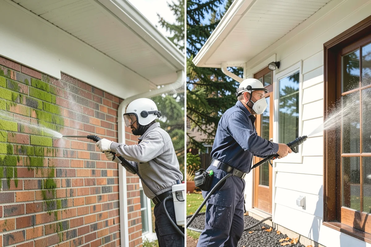 Breezeway Cleaning in Mill Creek, Snohomish County, WA - Clear leaves and debris from the passage