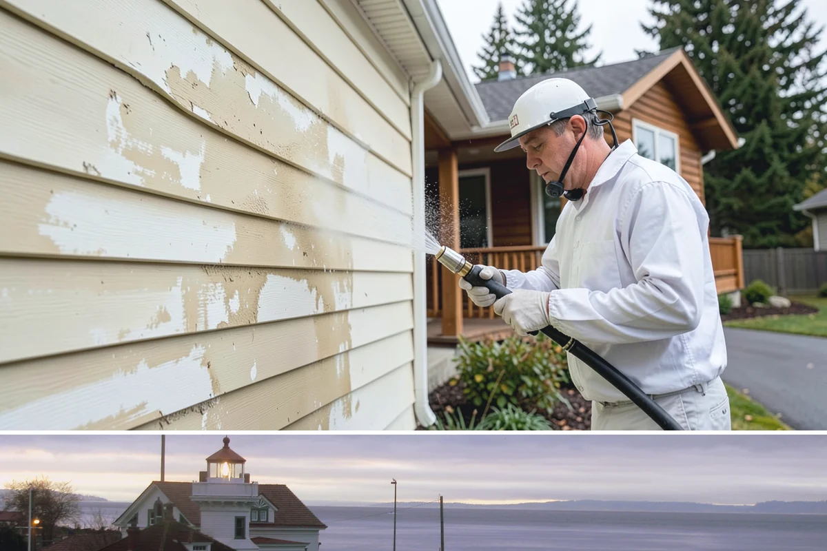 Breezeway Cleaning in Mukilteo, Snohomish County, WA - Wash breezeways in spring to clear winter moss and slick buildup before heavier warm-season foot traffic.