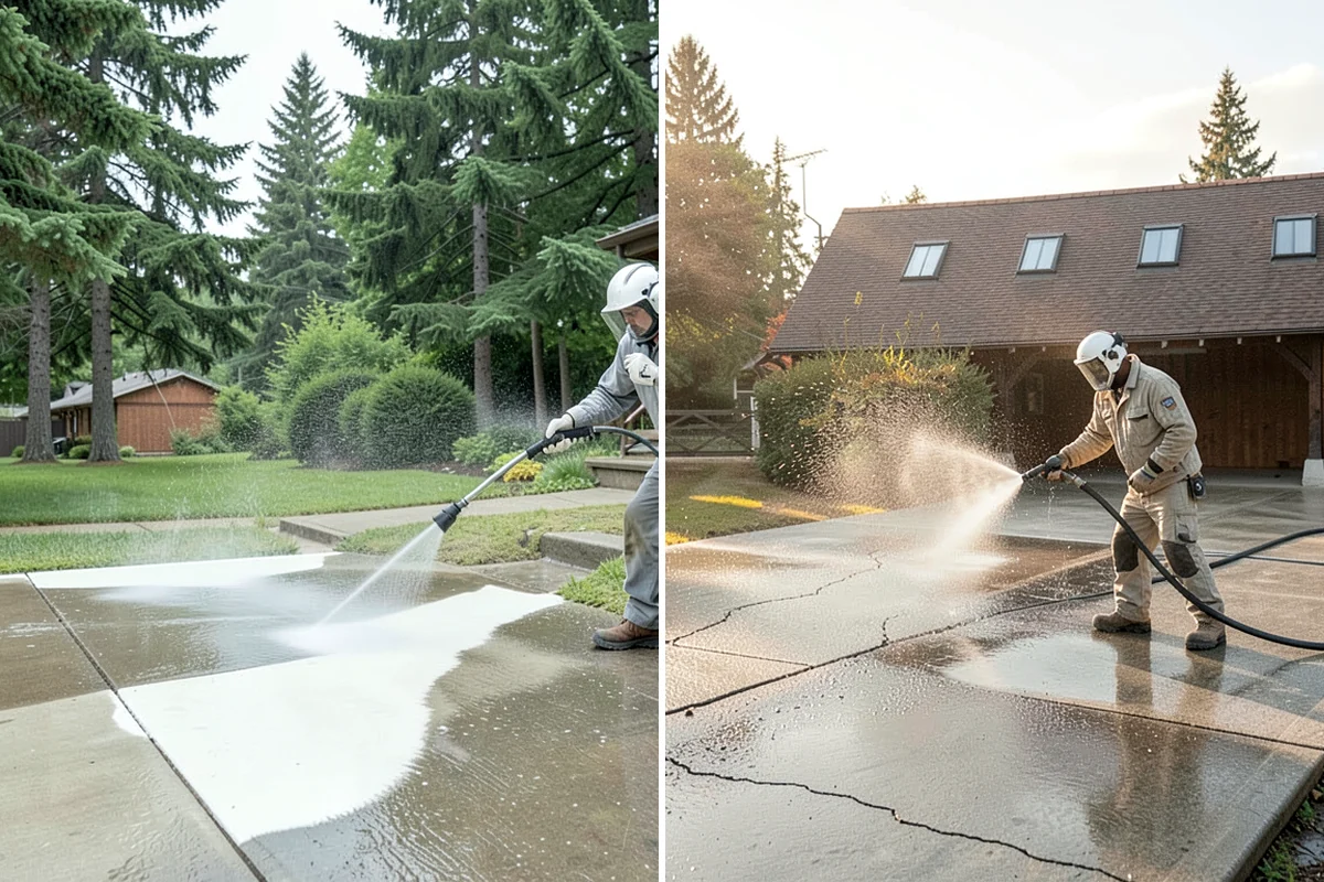 Breezeway Cleaning in Normandy Park, King County, WA - Clear leaves and debris from the passage