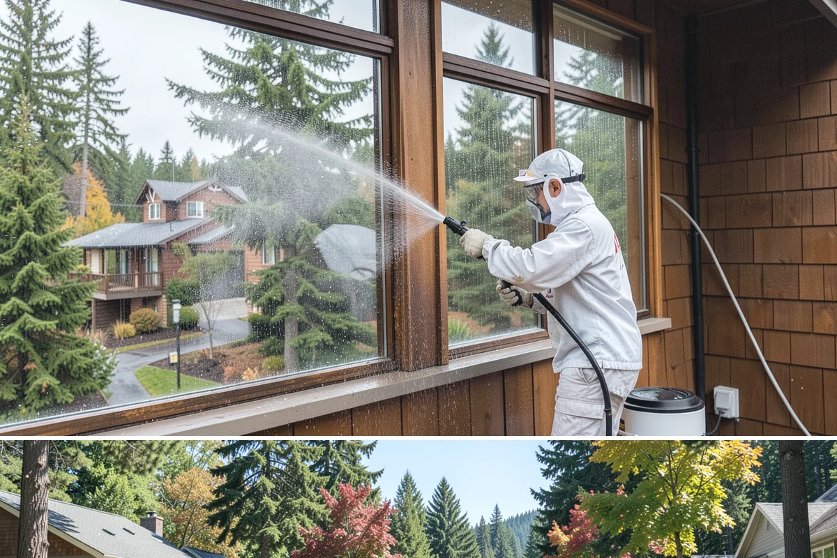 Breezeway Cleaning in Orting, Pierce County, WA - Wash breezeways in spring to clear winter moss and slick buildup before heavier warm-season foot traffic.