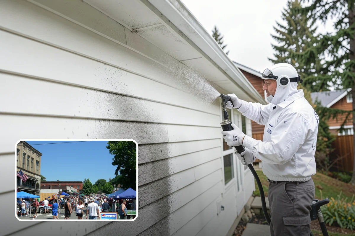 Breezeway Cleaning in Snohomish, Snohomish County, WA - Clears moss and slick film from the walkway floor