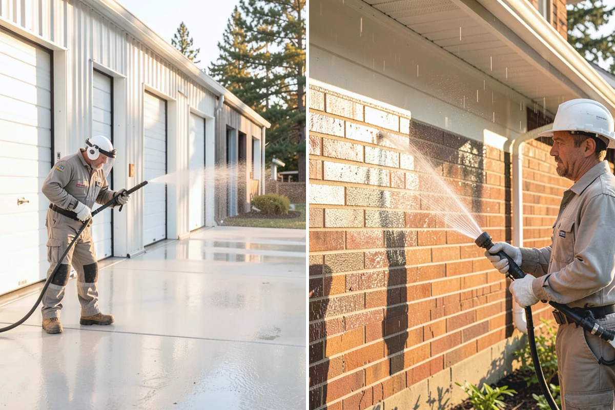 Breezeway Cleaning in South Prairie, Pierce County, WA - Clear leaves and debris from the passage