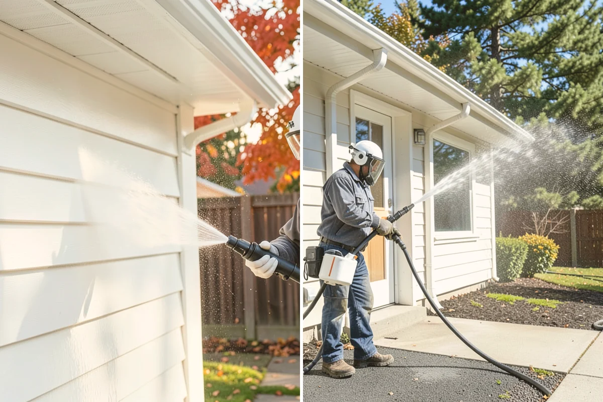 Breezeway Cleaning in Stanwood, Snohomish County, WA - Clear leaves and debris from the passage