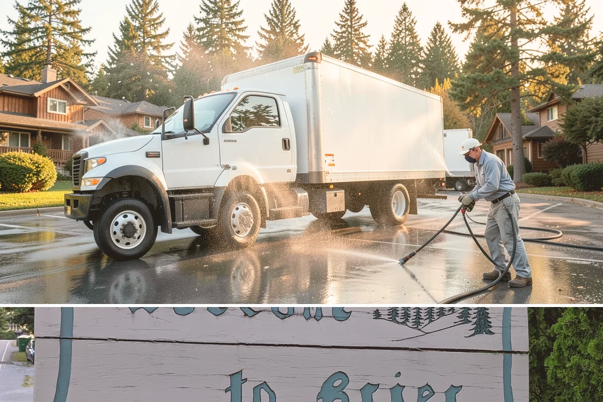 Brewery Exterior Cleaning in Brier, Snohomish County, WA - Late spring cleaning readies patios for the busy summer taproom season, with quarterly touch-ups through the year.