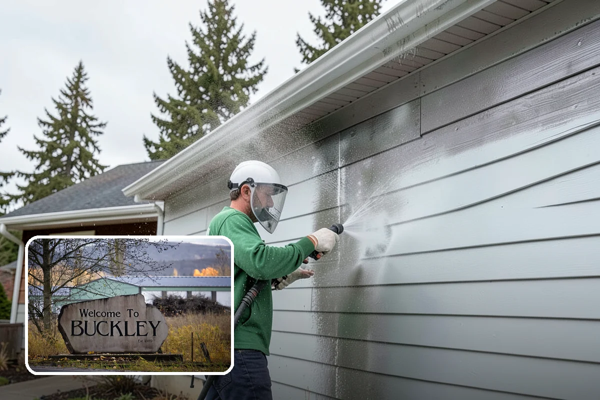 Brewery Exterior Cleaning in Buckley, Pierce County, WA - Cuts sticky beer and sugar residue from patios and floors