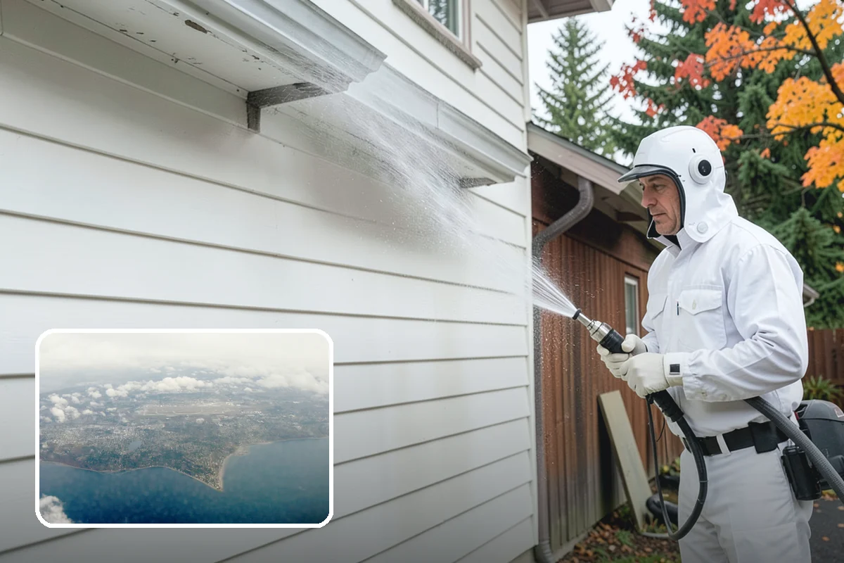 Brewery Exterior Cleaning in Burien, King County, WA - Cuts sticky beer and sugar residue from patios and floors