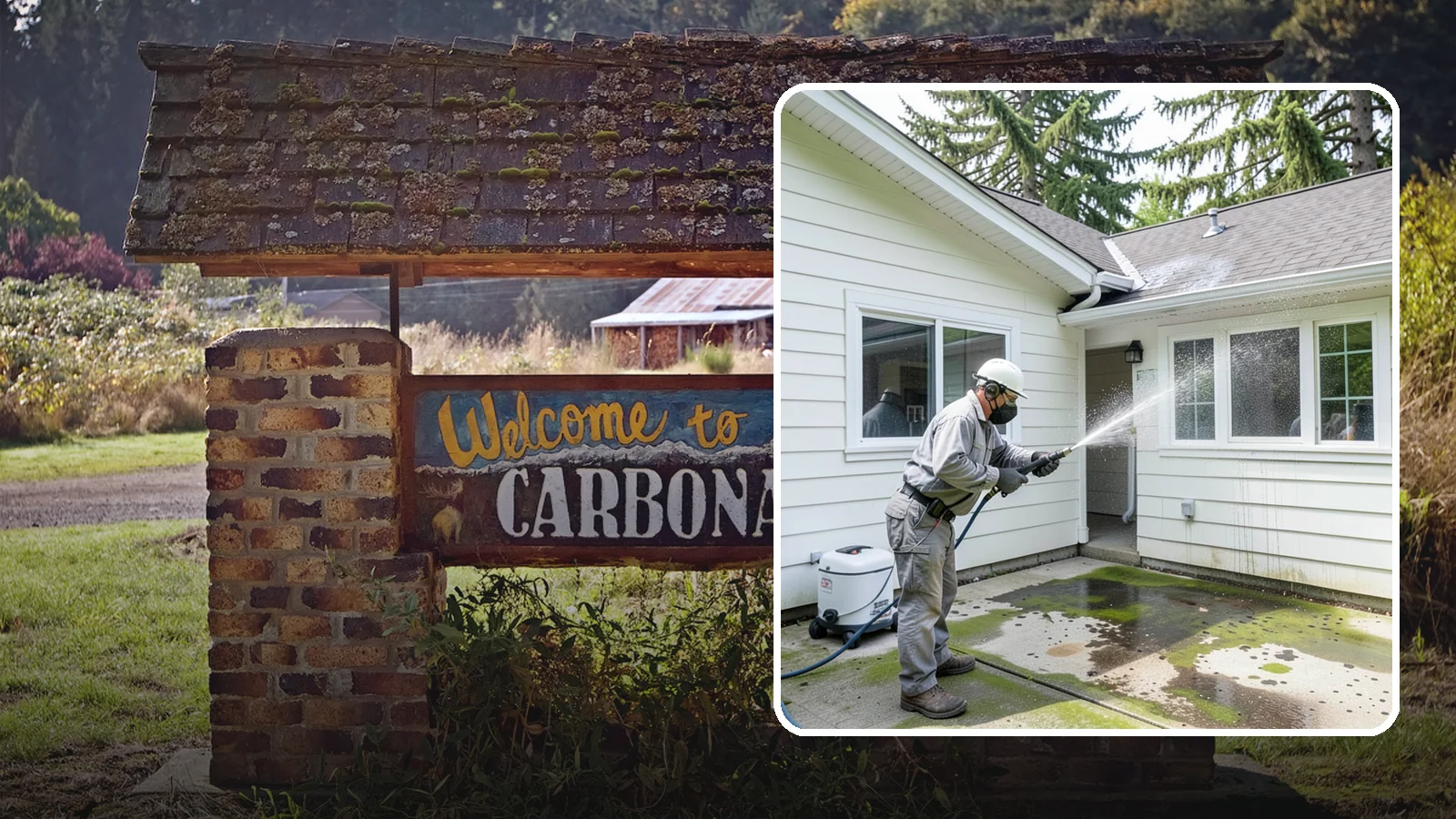 Brewery Exterior Cleaning in Carbonado, Pierce County, WA - Exterior cleaning for breweries and taprooms that clears spilled beer, grain residue, and Northwest algae from patios, loading...