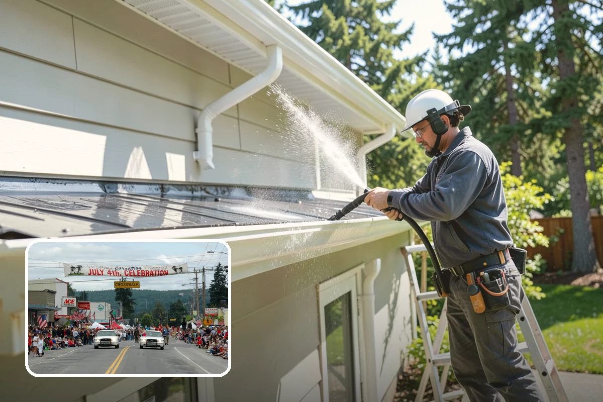 Brewery Exterior Cleaning in Carnation, King County, WA - Cuts sticky beer and sugar residue from patios and floors