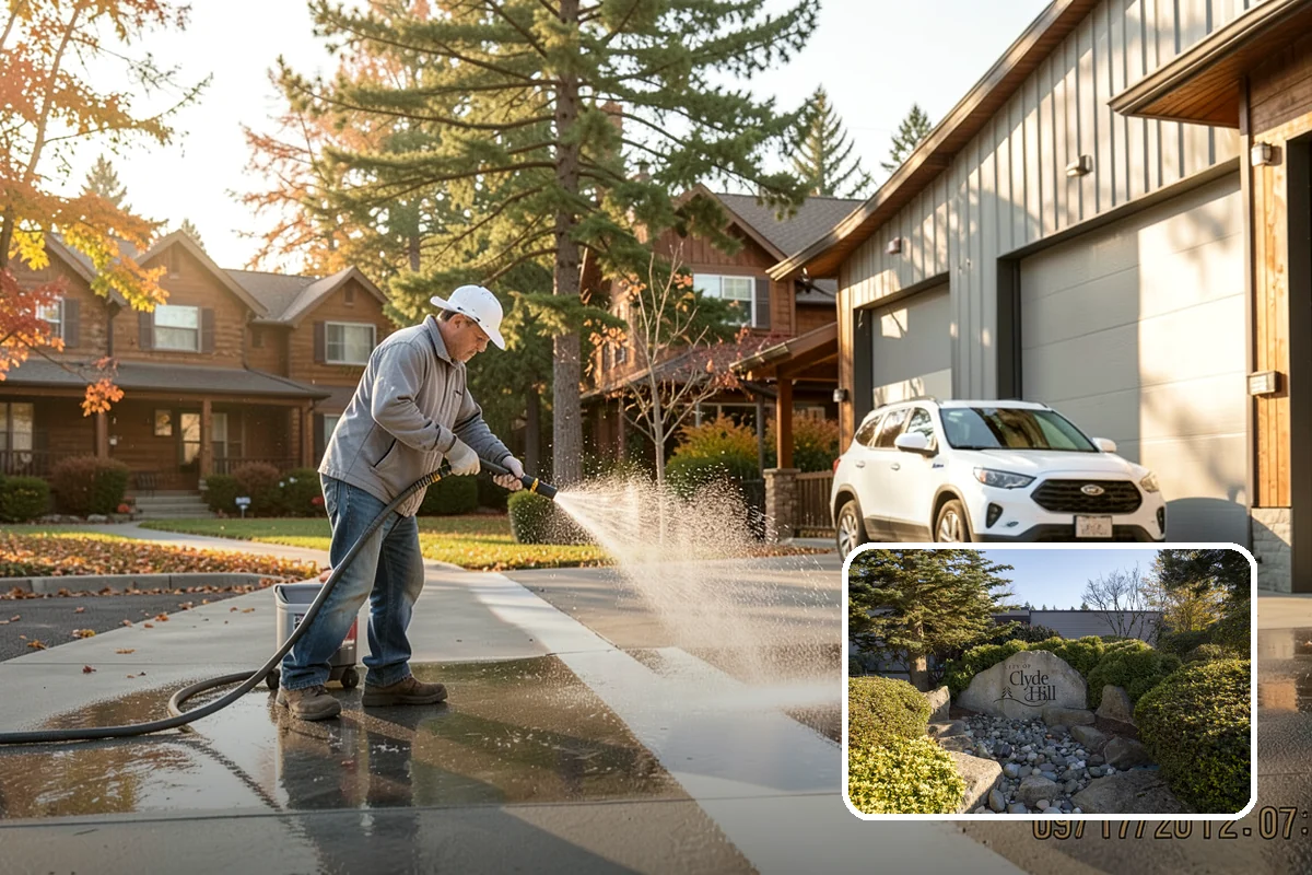Brewery Exterior Cleaning in Clyde Hill, King County, WA - Cuts sticky beer and sugar residue from patios and floors