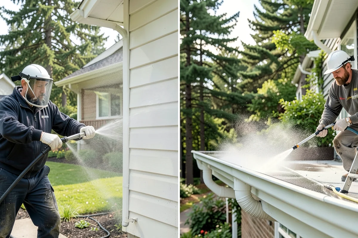Brewery Exterior Cleaning in Clyde Hill, King County, WA - Pre-treat sticky patio and dock zones with a degreaser