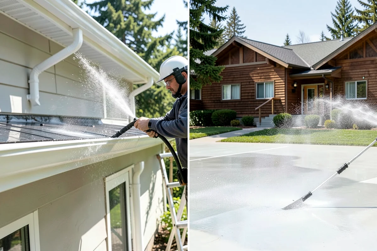 Brewery Exterior Cleaning in Concrete, Skagit County, WA - Pre-treat sticky patio and dock zones with a degreaser