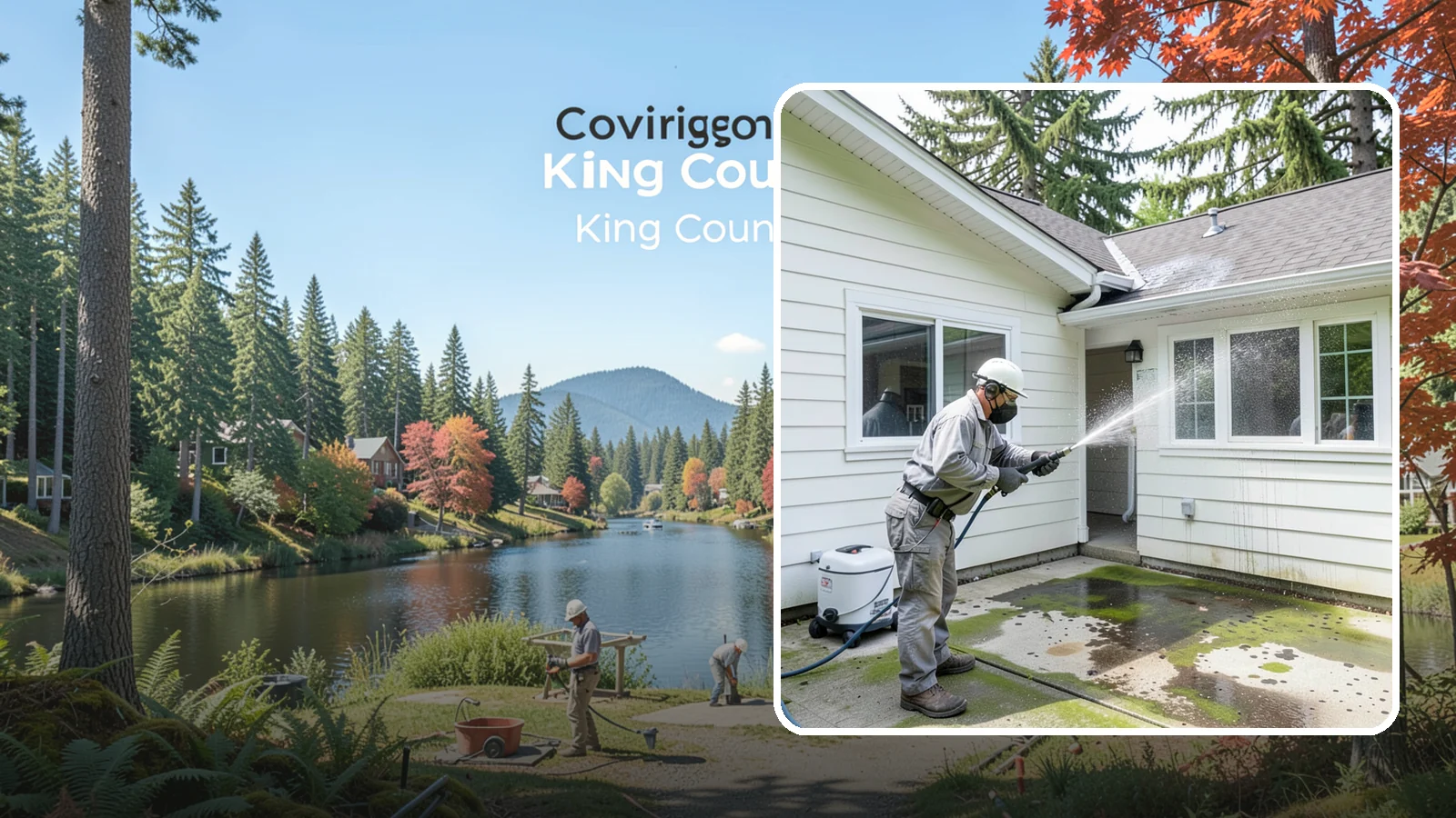 Brewery Exterior Cleaning in Covington, King County, WA - Exterior cleaning for breweries and taprooms that clears spilled beer, grain residue, and Northwest algae from patios, loading...