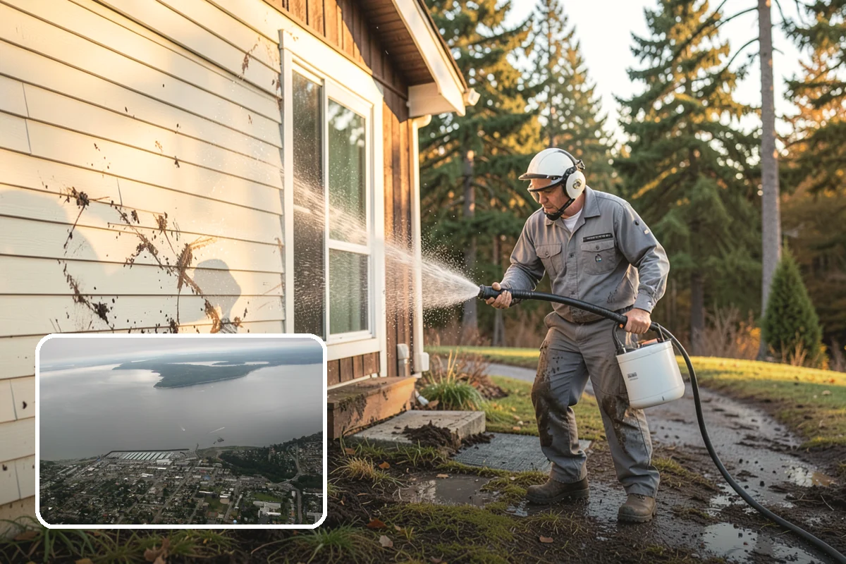 Brewery Exterior Cleaning in Des Moines, King County, WA - Cuts sticky beer and sugar residue from patios and floors