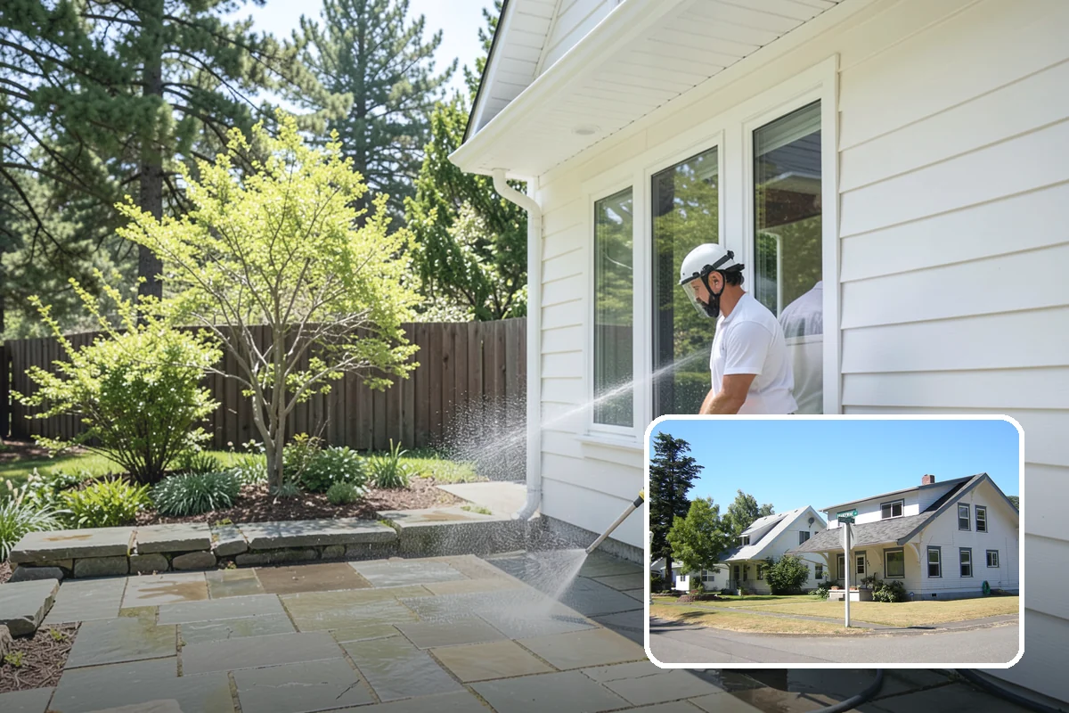 Brewery Exterior Cleaning in DuPont, Pierce County, WA - Cuts sticky beer and sugar residue from patios and floors