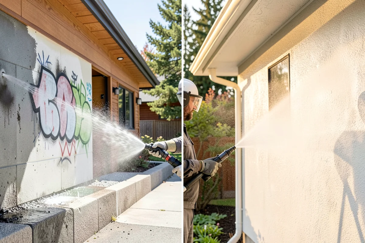 Brewery Exterior Cleaning in DuPont, Pierce County, WA - Pre-treat sticky patio and dock zones with a degreaser