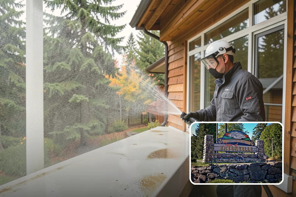 Brewery Exterior Cleaning in Eatonville, Pierce County, WA - Cuts sticky beer and sugar residue from patios and floors