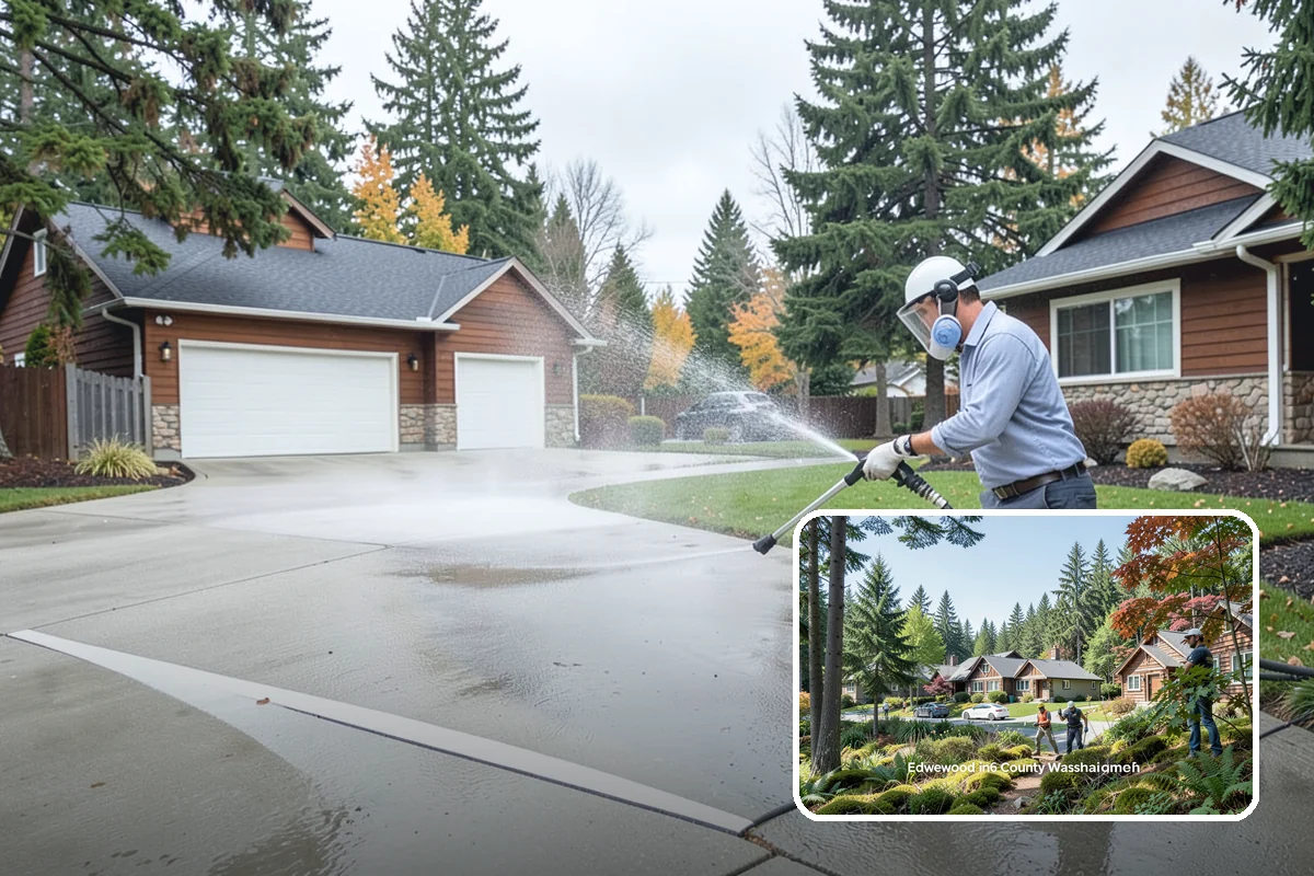 Brewery Exterior Cleaning in Edgewood, Pierce County, WA - Cuts sticky beer and sugar residue from patios and floors