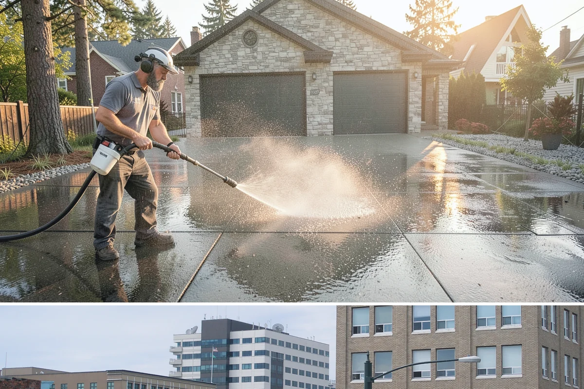 Brewery Exterior Cleaning in Everett, Snohomish County, WA - Late spring cleaning readies patios for the busy summer taproom season, with quarterly touch-ups through the year.