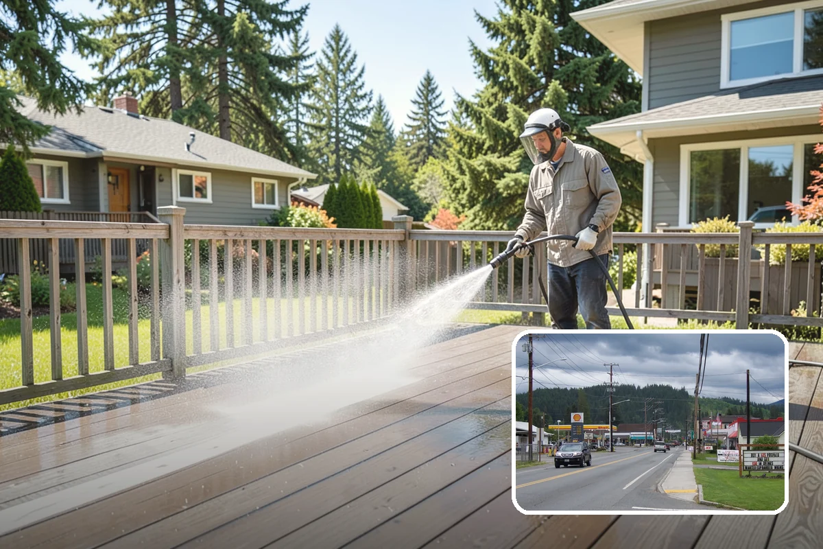 Brewery Exterior Cleaning in Granite Falls, Snohomish County, WA - Cuts sticky beer and sugar residue from patios and floors