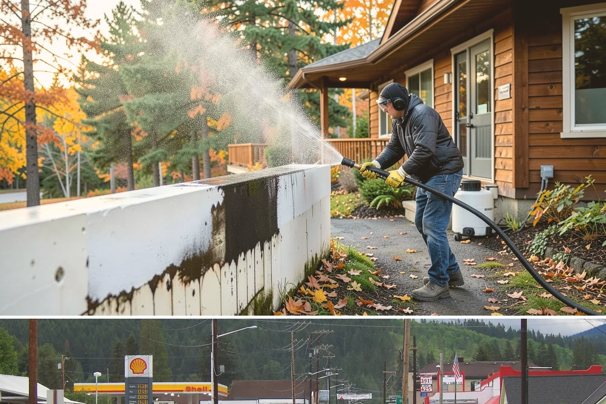 Brewery Exterior Cleaning in Granite Falls, Snohomish County, WA - Late spring cleaning readies patios for the busy summer taproom season, with quarterly touch-ups through the year.