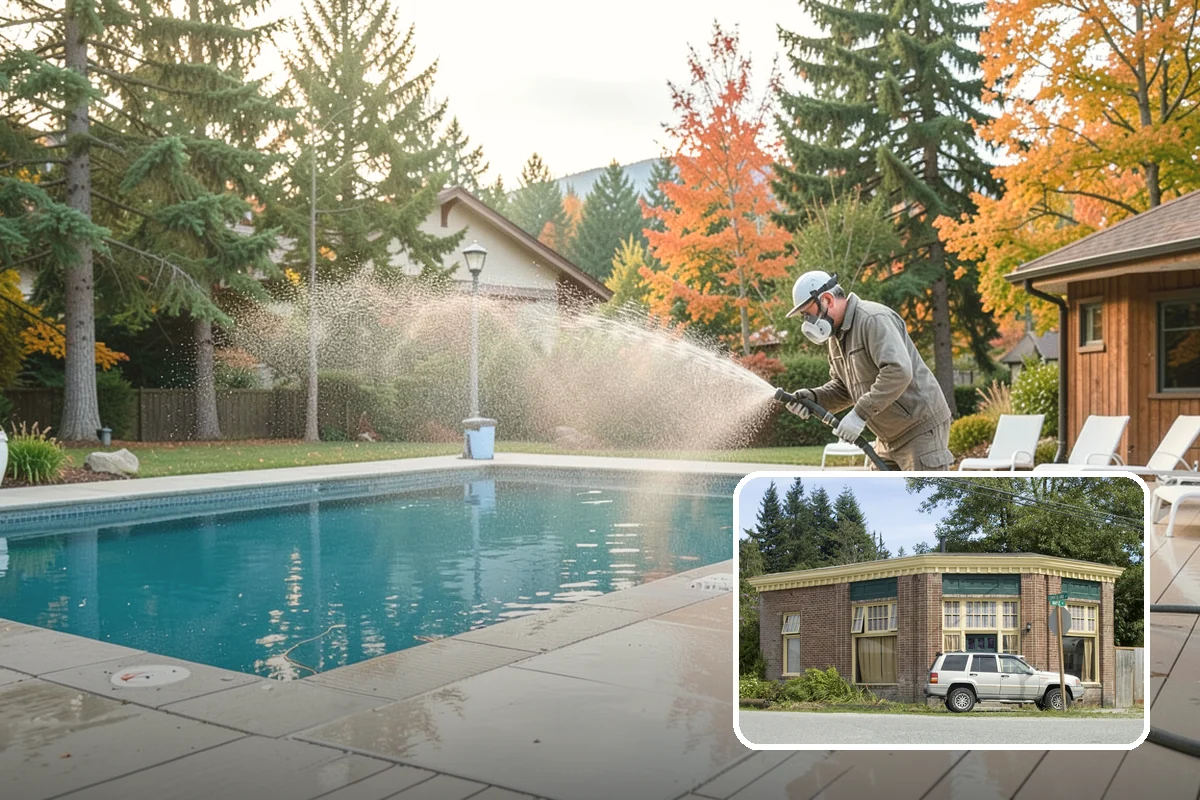 Brewery Exterior Cleaning in Hamilton, Skagit County, WA - Cuts sticky beer and sugar residue from patios and floors