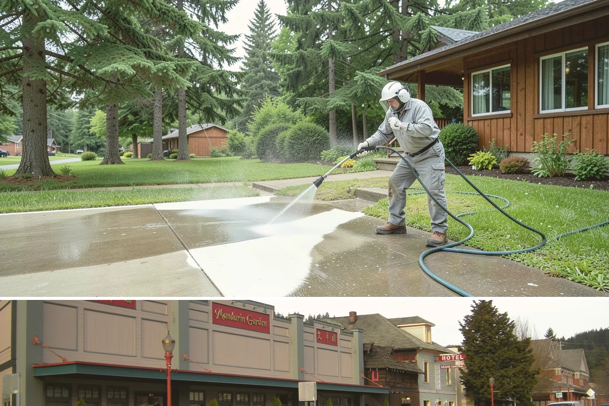 Brewery Exterior Cleaning in Issaquah, King County, WA - Late spring cleaning readies patios for the busy summer taproom season, with quarterly touch-ups through the year.