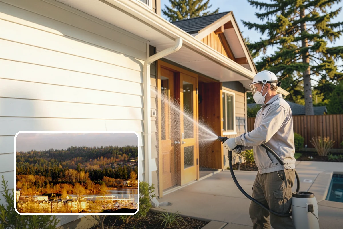 Brewery Exterior Cleaning in Kenmore, King County, WA - Cuts sticky beer and sugar residue from patios and floors