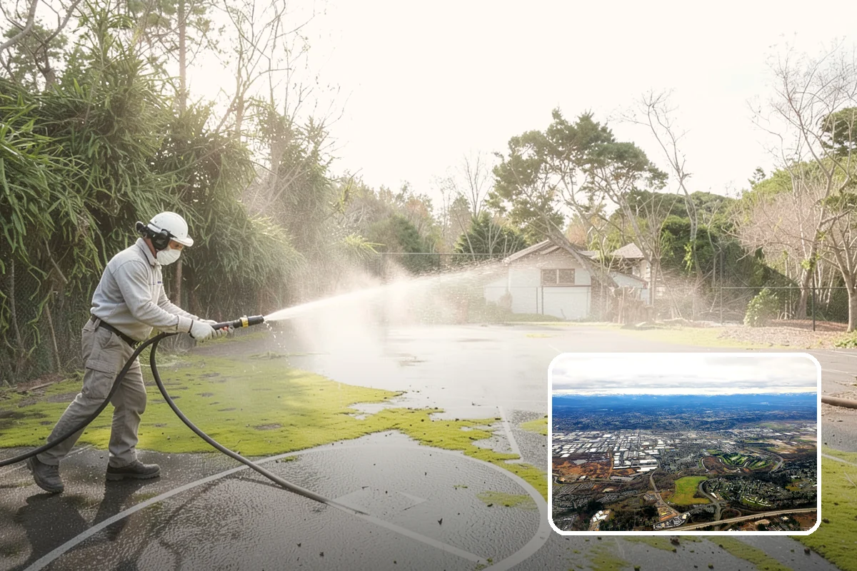 Brewery Exterior Cleaning in Kent, King County, WA - Cuts sticky beer and sugar residue from patios and floors