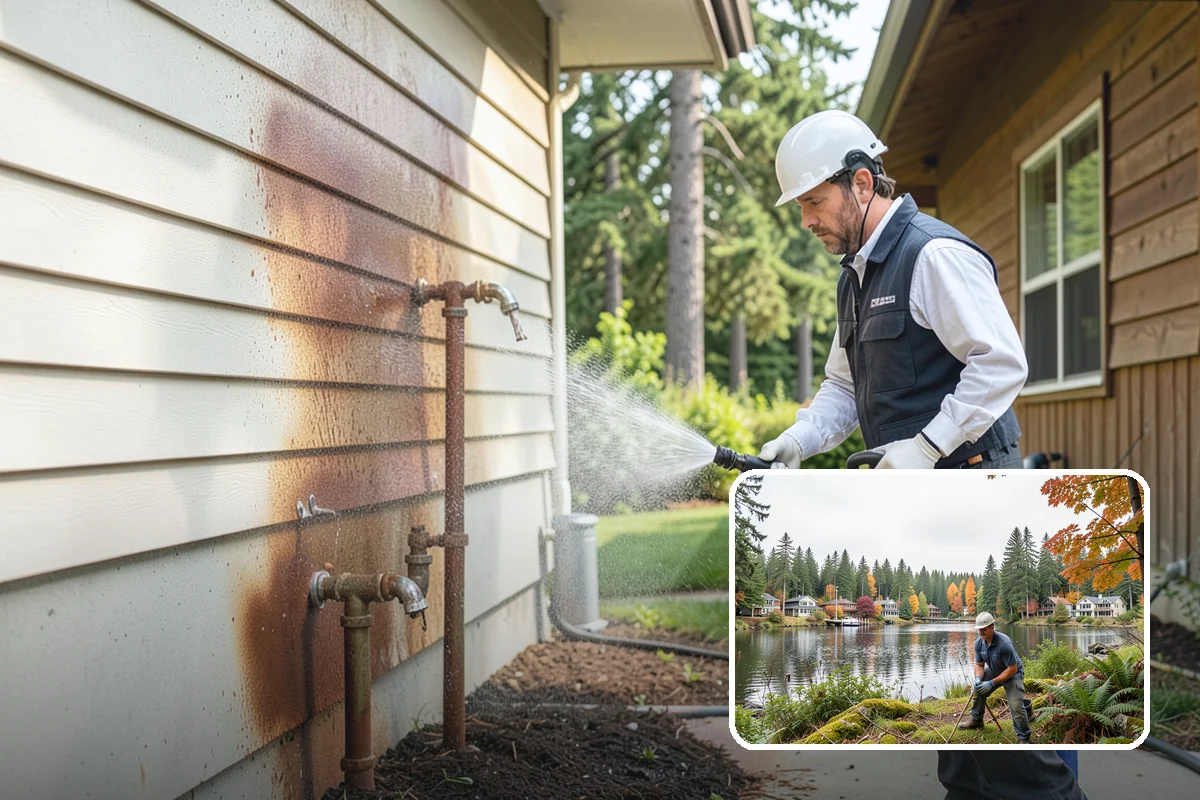 Brewery Exterior Cleaning in La Conner, Skagit County, WA - Cuts sticky beer and sugar residue from patios and floors