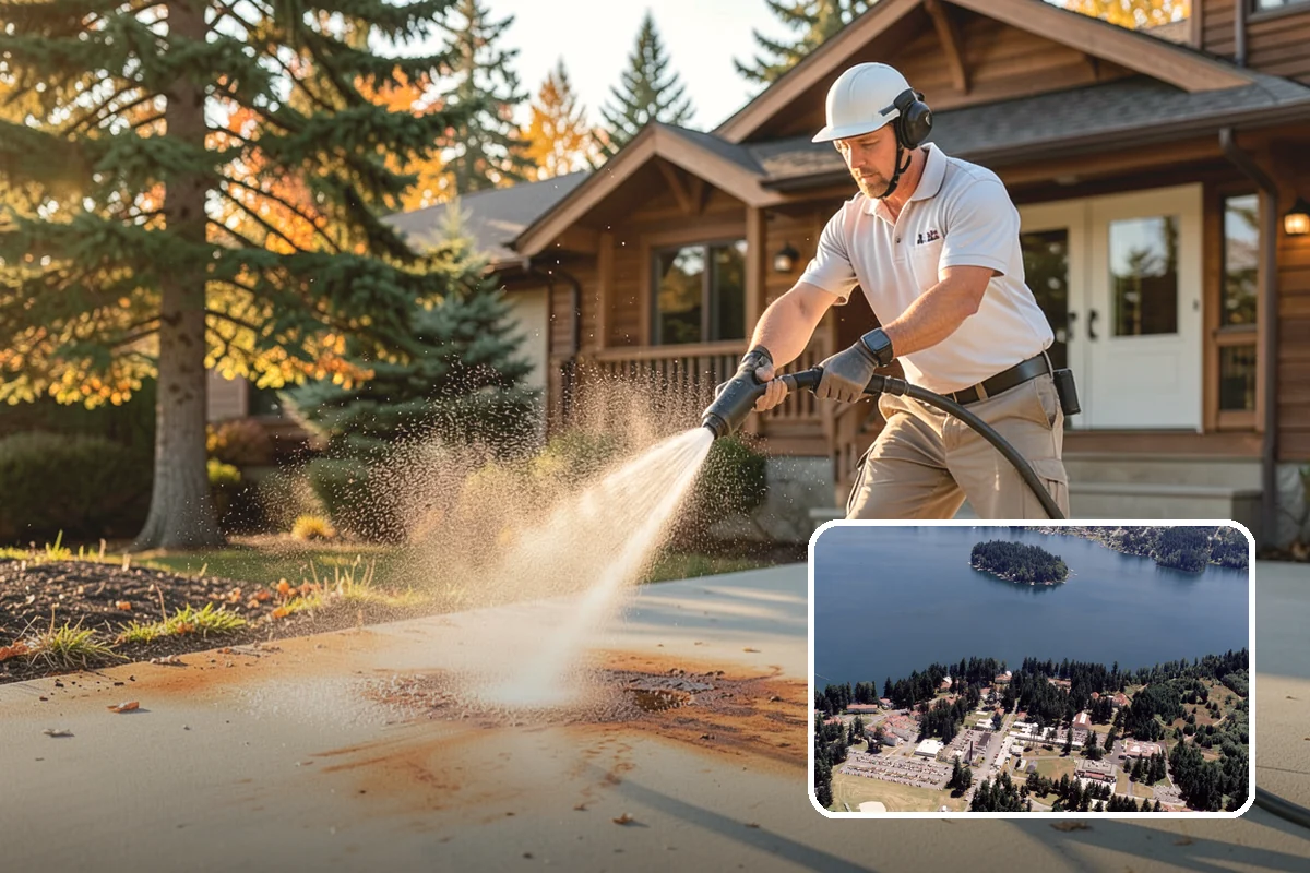 Brewery Exterior Cleaning in Lakewood, Pierce County, WA - Cuts sticky beer and sugar residue from patios and floors
