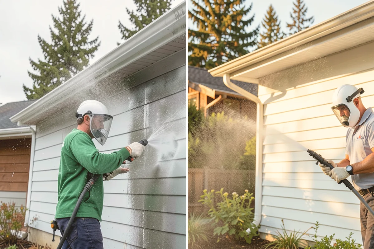 Brewery Exterior Cleaning in Lynnwood, Snohomish County, WA - Pre-treat sticky patio and dock zones with a degreaser