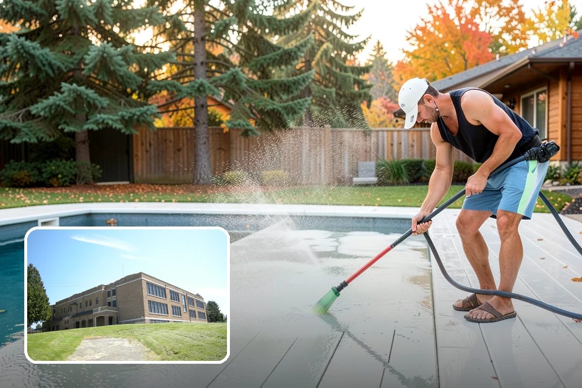 Brewery Exterior Cleaning in Maple Valley, King County, WA - Cuts sticky beer and sugar residue from patios and floors