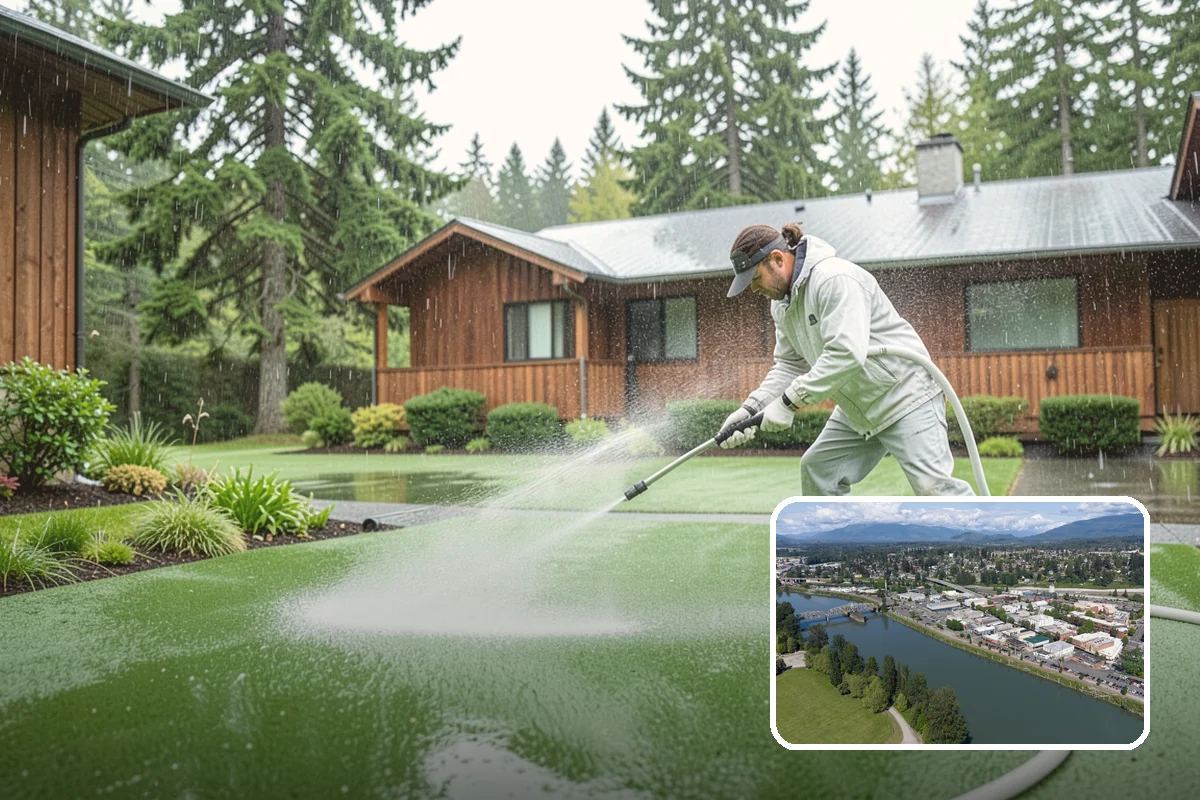 Brewery Exterior Cleaning in Mount Vernon, Skagit County, WA - Cuts sticky beer and sugar residue from patios and floors
