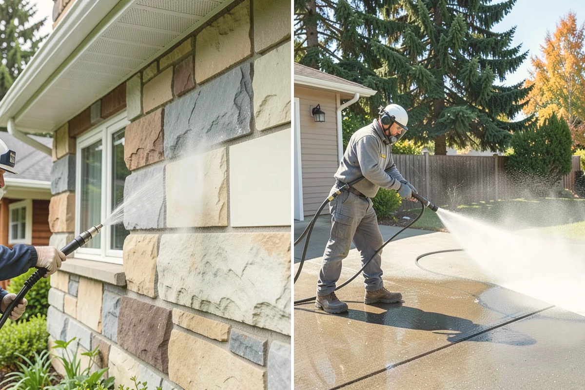 Brewery Exterior Cleaning in Mount Vernon, Skagit County, WA - Pre-treat sticky patio and dock zones with a degreaser