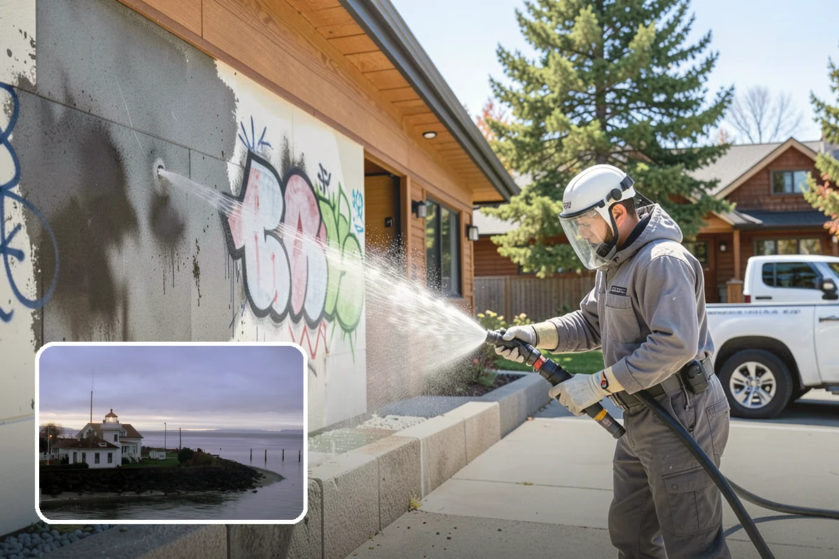 Brewery Exterior Cleaning in Mukilteo, Snohomish County, WA - Cuts sticky beer and sugar residue from patios and floors