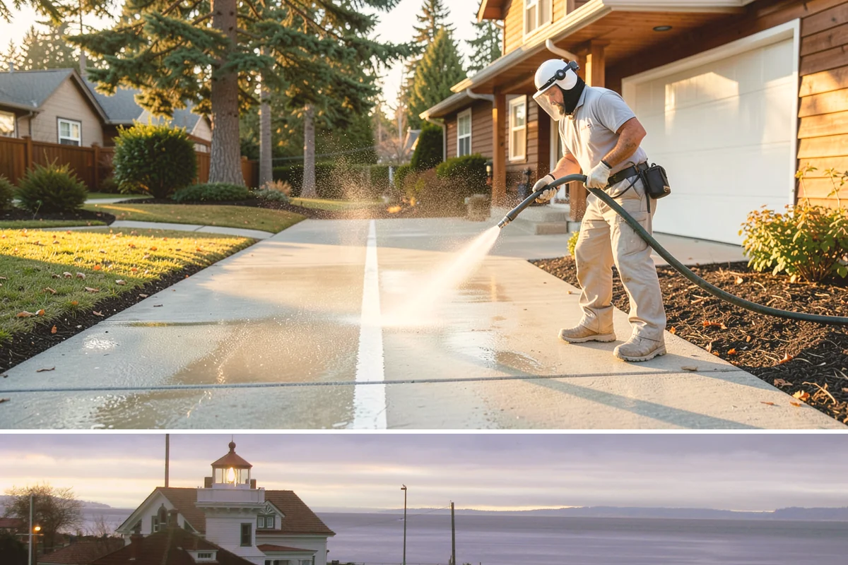Brewery Exterior Cleaning in Mukilteo, Snohomish County, WA - Late spring cleaning readies patios for the busy summer taproom season, with quarterly touch-ups through the year.