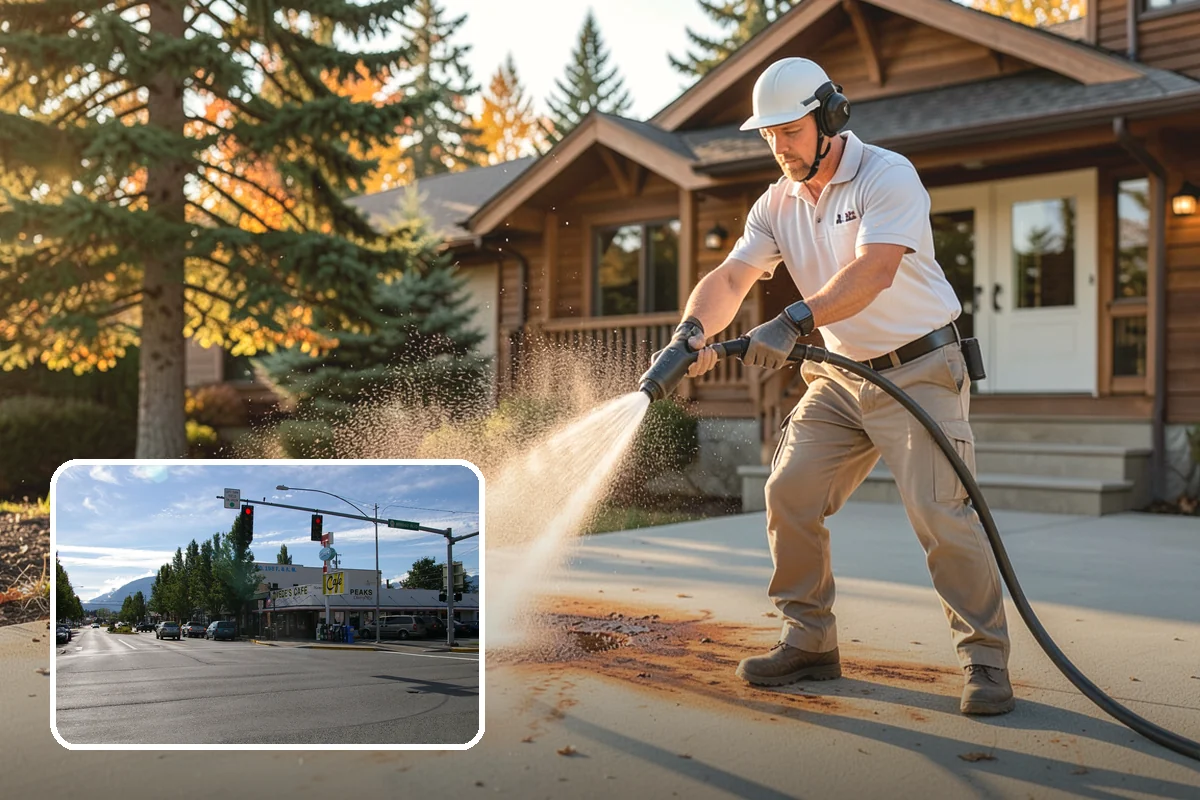 Brewery Exterior Cleaning in North Bend, King County, WA - Cuts sticky beer and sugar residue from patios and floors