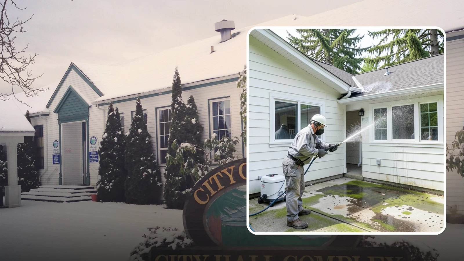 Brewery Exterior Cleaning in Pacific, King County, WA - Exterior cleaning for breweries and taprooms that clears spilled beer, grain residue, and Northwest algae from patios, loading...