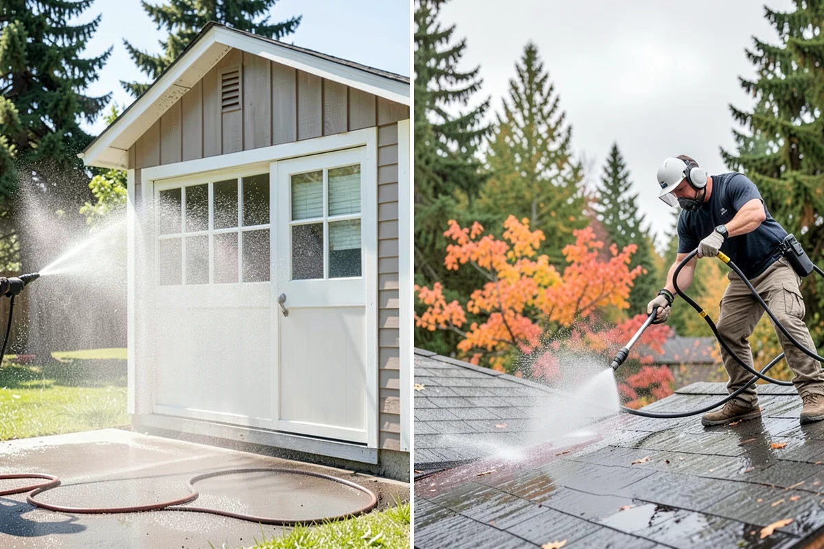 Brewery Exterior Cleaning in Pacific, King County, WA - Pre-treat sticky patio and dock zones with a degreaser
