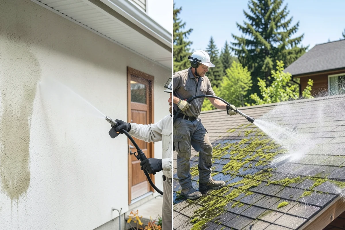 Brewery Exterior Cleaning in Roy, Pierce County, WA - Pre-treat sticky patio and dock zones with a degreaser