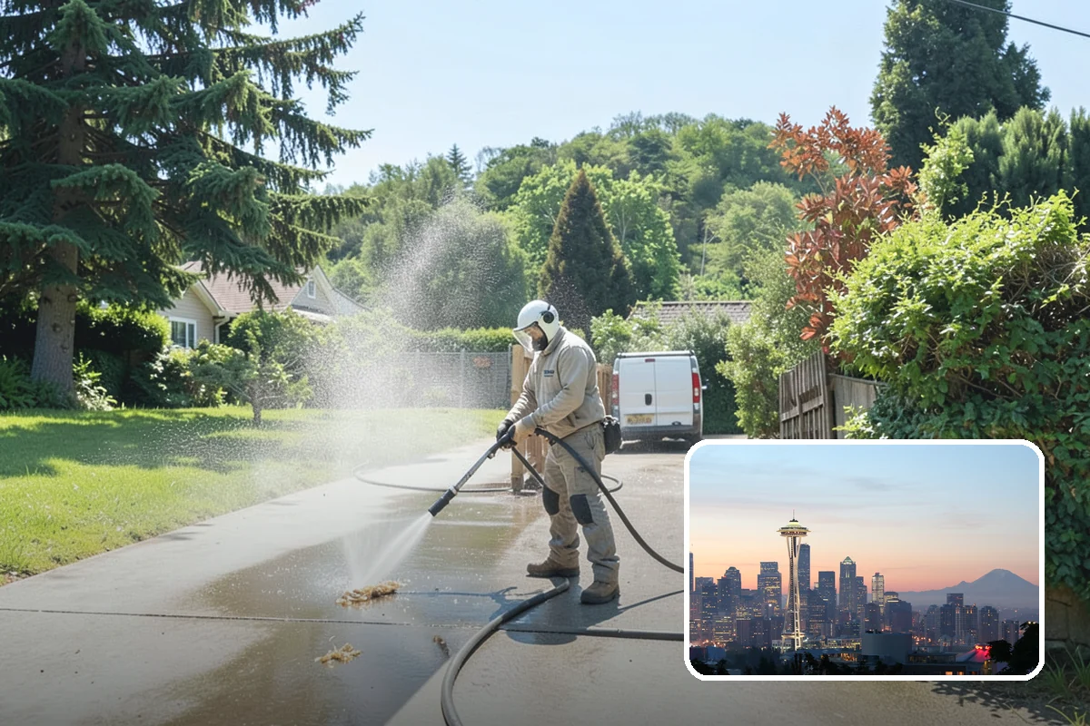 Brewery Exterior Cleaning in Seattle, King County, WA - Cuts sticky beer and sugar residue from patios and floors