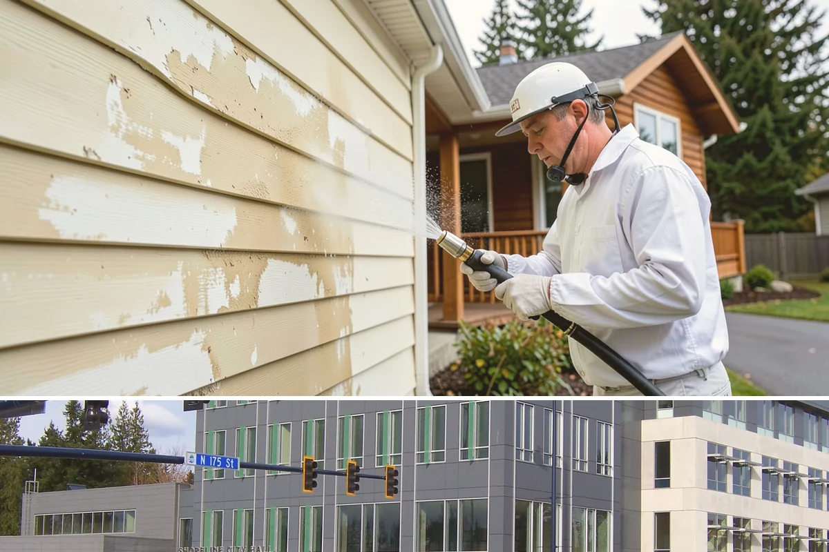 Brewery Exterior Cleaning in Shoreline, King County, WA - Late spring cleaning readies patios for the busy summer taproom season, with quarterly touch-ups through the year.
