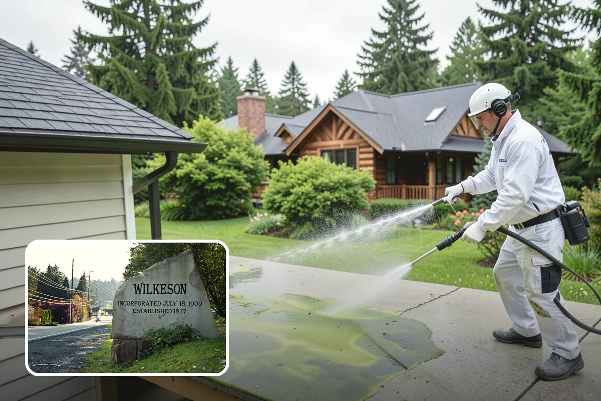 Brewery Exterior Cleaning in Wilkeson, Pierce County, WA - Cuts sticky beer and sugar residue from patios and floors