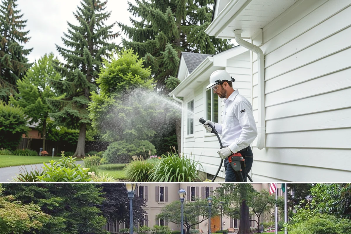 Brewery Exterior Cleaning in Woodinville, King County, WA - Late spring cleaning readies patios for the busy summer taproom season, with quarterly touch-ups through the year.