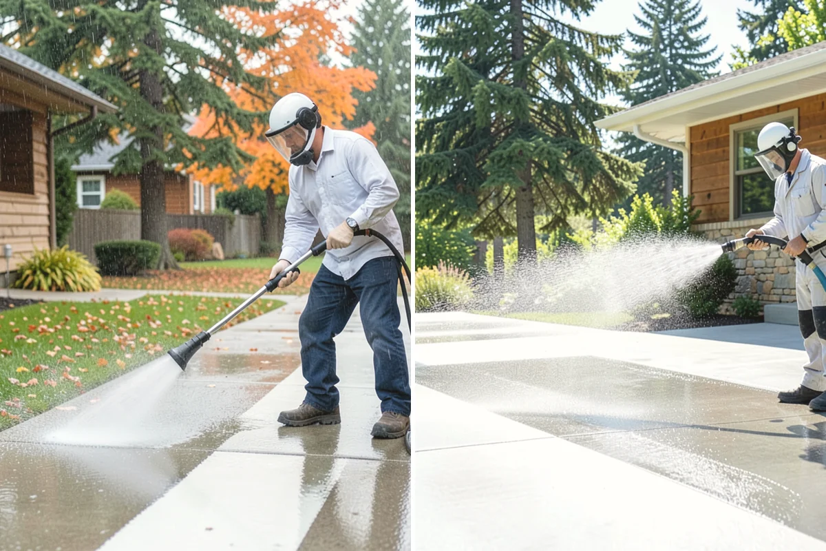 Brewery Exterior Cleaning in Yarrow Point, King County, WA - Pre-treat sticky patio and dock zones with a degreaser